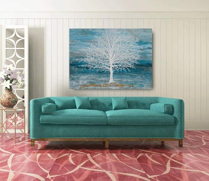 Yihui Arts Abstract Landscape Canvas Art Modern Paintings for Wall Decor Nature Trees Print Artwork