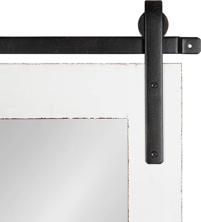 Kate and Laurel Cates Farmhouse Wall Mirror