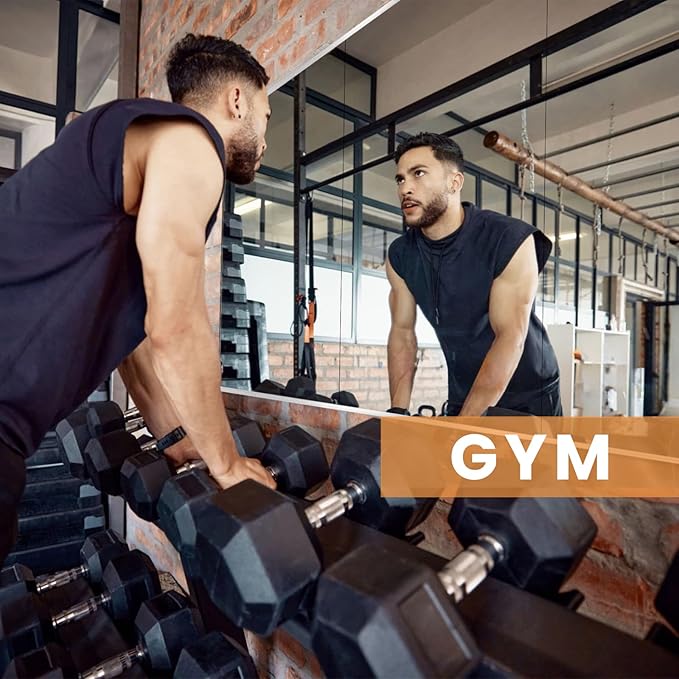 pertetey Home Gym Mirror, 48X32 Inch(1Pack) Large Frameless Tempered Glass Full Body Wall Mounted Mirror for Gym, Yoga, Exercise, Dance Studio
