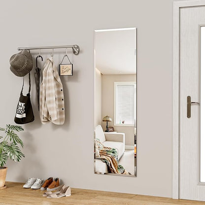 wall Mirror Full Length,64X21FullL ength Mirrorwallmounted,Bedroom/wall/Bathroom/Makeup Area/Cloakroom (64 * 21 Inch)