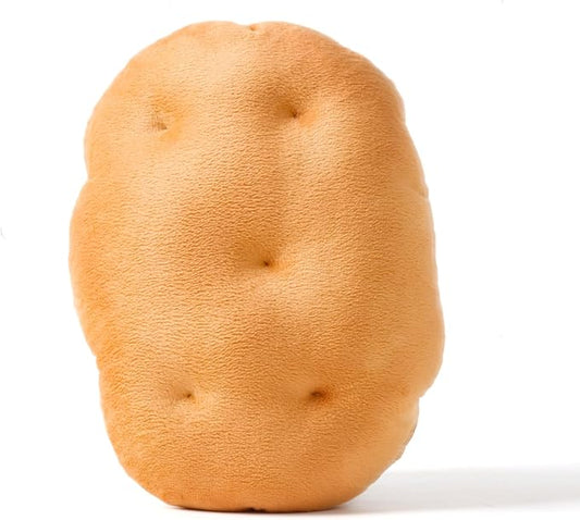 Marble Empire Potato Pillow Stuffed 3D Simulation Potato Throw Pillow Decorative Vegetable Plush Toy Soft Food Plushie(9.45inch)