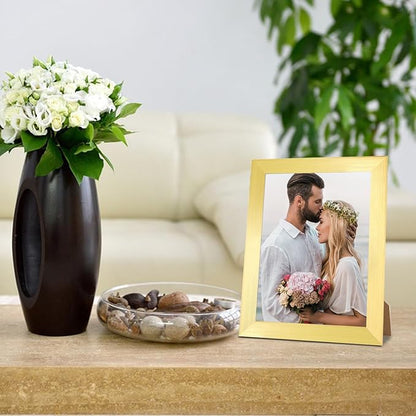 5x7 Picture Frames Gold Set of 12 for Wall Gallery Collage Photo Frames or Tabletop Display