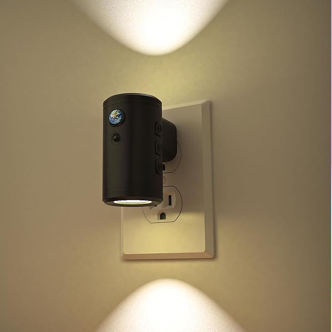 LED wall mounted night light, remote control and APP control, multiple light color options, suitable for corridor, bedroom, staircase, bathroom lighting and decorative atmosphere lighting, 1-piece set