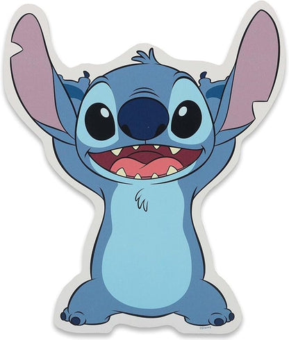 Open Road Brands Disney Lilo and Stitch Die Cut Wood Wall Decor - Adorable Stitch Wall Art for Kids' Bedroom, Play Room or Movie Room