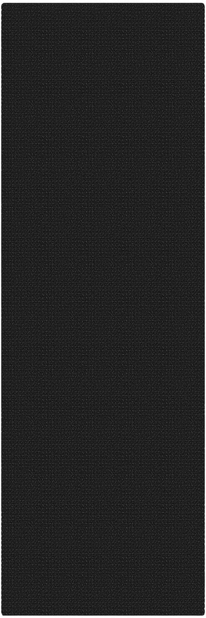 KOZYFLY Runners for Hallways 2x6 ft Washable Kitchen Runner Non Slip Rubber Backed Hall Runners Cotton Entryway Runner Rugs Floor Carpet for Indoor Backdoor Bedroom Kitchen, Black/Dark Grey