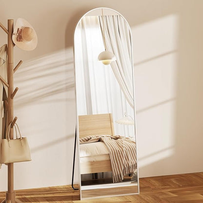 NEWBULIG Full Length Mirror, Full Body Floor Mirror with Aluminum Alloy Thin Frame, Wall or Standing Mirror for Bedroom, Living Room, Dressing Room