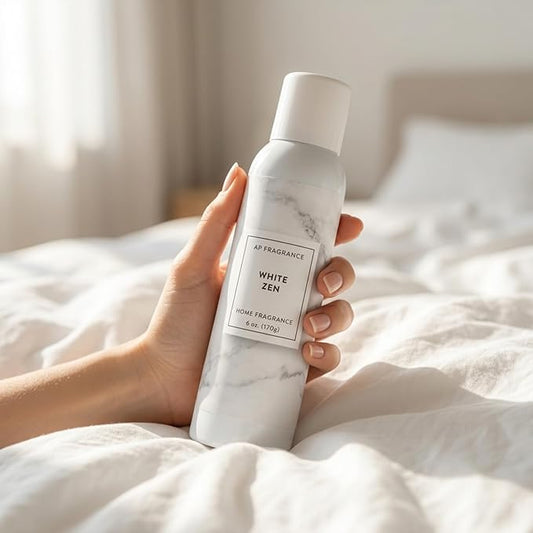 Room Fragrance Air Freshener Spray Concentrated Bathroom, Kitchen, Car, or Office Deodorizer, U.S.- Made by AP Fragrance (White Zen)
