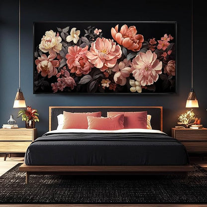 SDYA Modern Canvas Wall Print Botanical Wall Decor Large Wall Art for Dining Room 36"x70" Office Pictures Flower Artwork for Walls