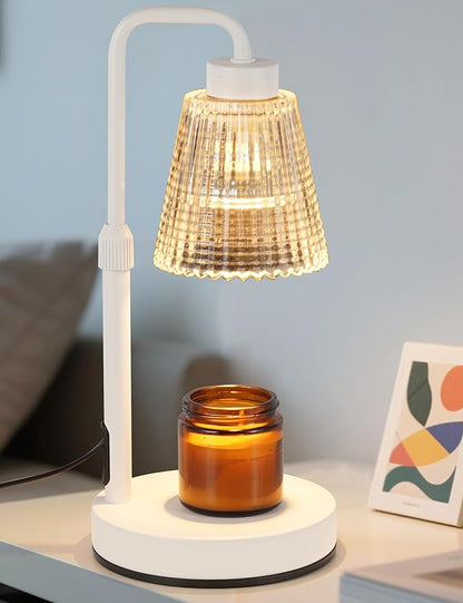 GODONLIF Candle Warmer Lamp with Timer Dimmable, Birthday Gifts for Women Mom, House Warming Gifts New Home Decor, Wax Melt Warmer for Jar Candles with 2 Bulbs