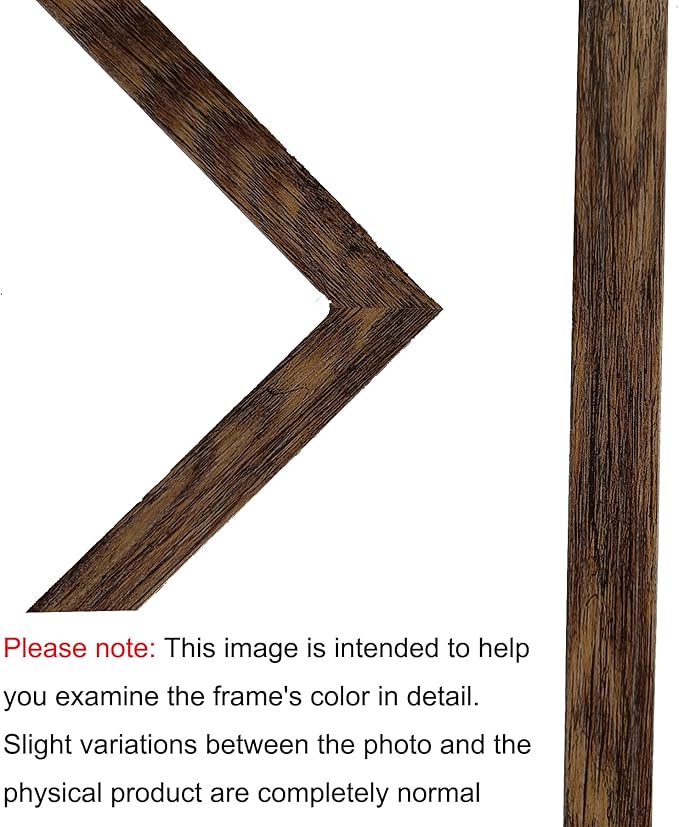 SESEAT 8x10 Picture Frames Rustic Brown Wall Mounting or Tabletop Display, 6PCS