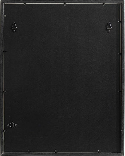 Kate and Laurel Gibson Modern Wall Picture Frame Set of 3; 16x20 matted to 8x10; White and Black; Three-Piece Frame Set for Gallery Wall Frame Set in Living Room Wall Décor