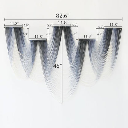 IOWER Large Macrame Wall Hanging Decor Dip-Dyed Macrame Wall Decor Wall Art Craftsmanship Fiber Art Boho Chic Wall Decor Modern For Bedroom Livingroom Backdrop