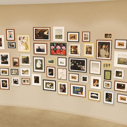 KINLINK 12x16 Picture Frame White, Wooden 16x12 Photo Frames with Plexiglass for 11x14 Picture with Mat or 12x16 Without Mat, Perfect for Art Wall Gallery and Tabletop Display 12 x 16 frame Set of 6