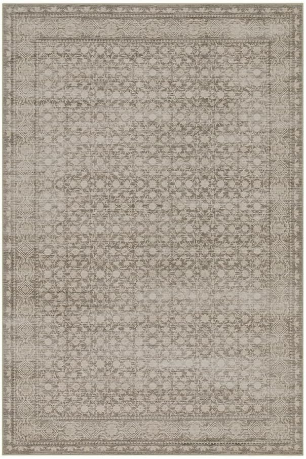 9x12 Washable Area Rug for Living Room, Extra Large Neutral Vintage Boho Rugs for Dining Room, Kids Room, Farmhouse, Durable Low Pile Non Slip Carpet for High Traffic Areas, Apricot