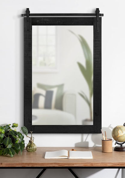 Kate and Laurel Cates Farmhouse Wall Mirror