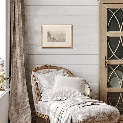 uniro Neutral Gallery Wall Art Prints, Farmhouse Landscape Sketch Wall Painting Canvas Prints, Rustic Nature Oil Painting, Antique Moody Neutral Landscape Aesthetic Wall Decor Vintage Art Pictures for Bedroom Bathroom Decor( 8" x 10"-UNFRAMED)