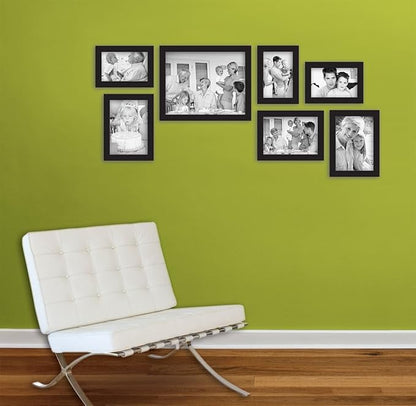 MCS 7-Piece Gallery Frame Set, Black (49709)