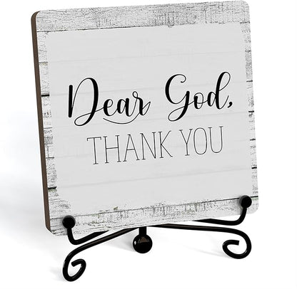 Home Decor, Farmhouse Shelf Decor For Living Room, Boho Aesthetic Table Decorations, Christian Gifts For Women Men, Entryway Tv Stand Fireplace Mantle Coffee Table Decoration (god-14)