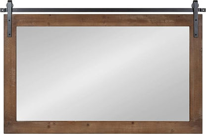 Kate and Laurel Cates Farmhouse Wall Mirror
