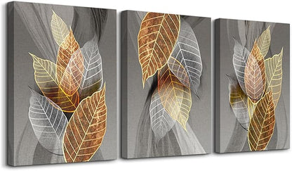 hyidecorart Canvas Wall Art For Living Room Large Wall Decor For Bedroom Modern Office Abstract Wall Decorations Leaves Paintings Farmhouse Pictures Artwork Bathroom Kitchen Aesthetic Home Decor 20x28