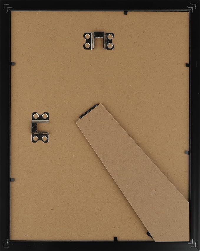 8.5x11 Picture Frames Black Set of 12 for Wall Gallery Collage Photo Frames or Tabletop Display