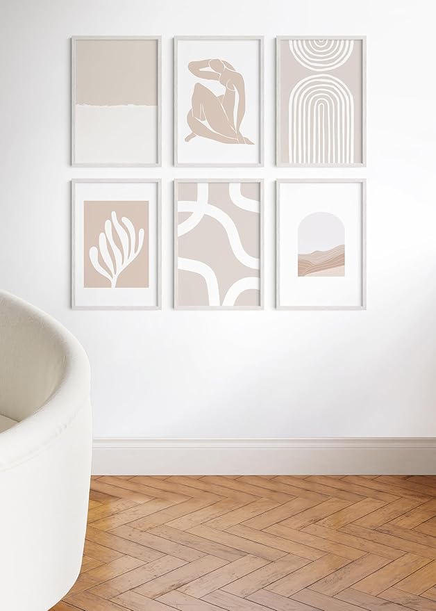 HAUS AND HUES White Oak Wood 16x24 Picture Frames - Bulk Set of 25, Gallery Frames for Posters and Prints
