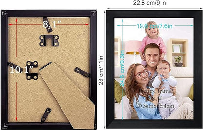 Giftgarden Black 8x10 Picture Frame Bulk, Multi 8 x 10 Photo Frames Set for Wall Hanging or Tabletop, 12 Pack