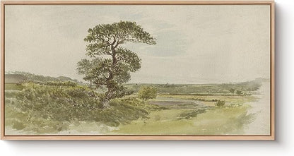 Bzstyleart Large Wood Framed Wall Art Room Aesthetic