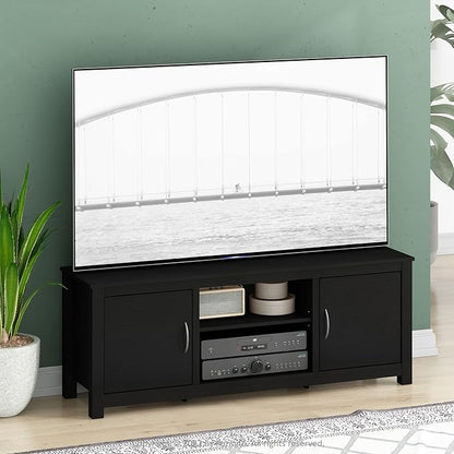 Furinno Classic Stand with Storage for TV up to 65 Inch, Americano, Large
