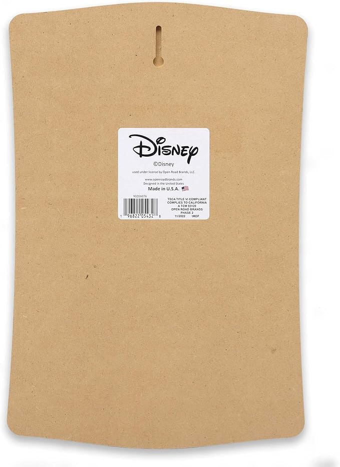 Open Road Brands Disney Lilo and Stitch Ohana Means Family Tropical Wood Wall Decor - Cute Stitch Sign for Home Decorating