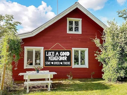 Like a Good Neighbor Stay Over There - Vintage Wall Decor Art, Funny Decorations, Rustic Farmhouse Wall Pediments Art Home Decor (CA7US-018)