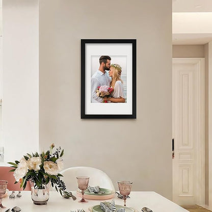8x12 Picture Frames Black Set of 12 for Wall Gallery Collage Photo Frames or Tabletop Display
