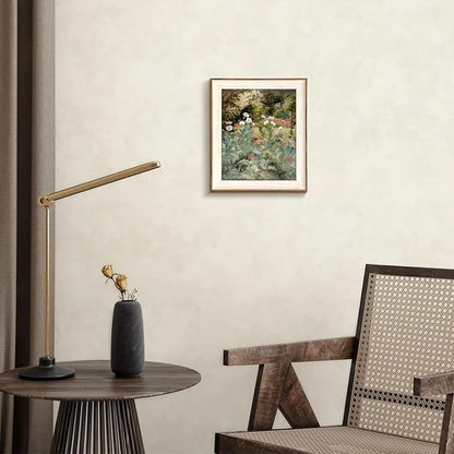Framed Vintage Wall Art Decor, Canvas Wall Art Room Decor Vintage Still Life Flower Art Prints, Farmhouse Wall Decor Poppy Canvas Oil Painting, Rustic Botanical Floral Wall Decor Pictures, Landscpae Prints - 10x12Inch