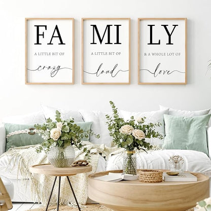 Heiple Family Wall Decor 11"x14" Framed Wooden Wall Sign for Home Decor Farmhouse Vintage Rustic Living Room Minimalist Family Wall Art (Brown, 11”x14”)