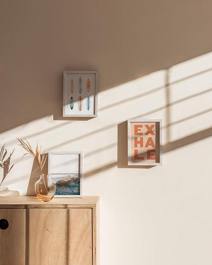 HAUS AND HUES Standalone White Oak Frame Set of 3-5x7