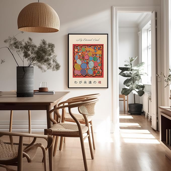 Poster Master Vintage Poster - My Eternal Soul Print - Abstract Art - Japanese Wall Art - Gift for Men & Women - Pop Art Decor for Office, Bedroom or Living Room - 11x14 UNFRAMED Wall Art