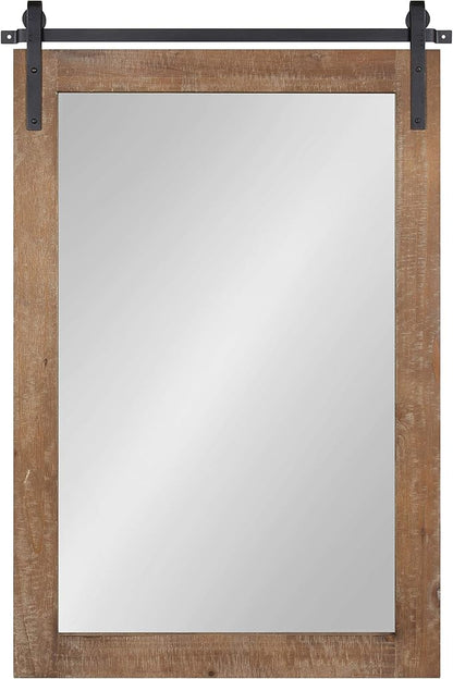 Kate and Laurel Cates Farmhouse Wall Mirror