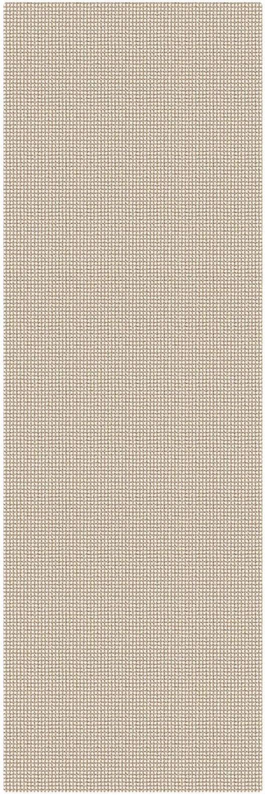 KOZYFLY Cotton Runners for Hallway 2.5'x8', Washable Runner Rug, Woven Non Slip Kitchen Runner, Braided Entryway Rug, Floor Carpet for Foyer, Bedroom, Hall, Ivory/Camel/Brown