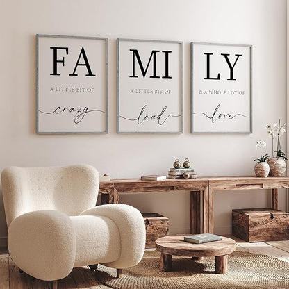 Heiple Family Wall Decor 11"x14" Framed Wooden Wall Sign for Home Decor Farmhouse Vintage Rustic Living Room Minimalist Family Wall Art (Gray, 11”x14”)