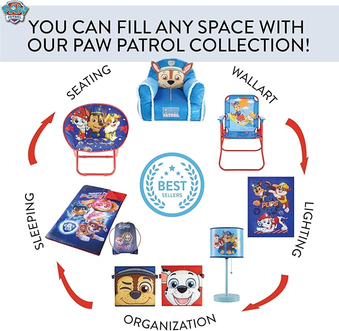 Nickelodeon Canvas Paw Patrol LED Wall Art,Childrens Wall Hanging Décor,11.5"x15.75"