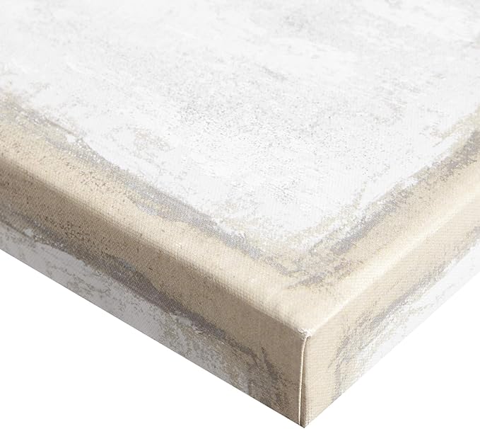 Madison Park Wall Art Living Room Décor - Abstract Glitter Embelished Canvas Home Accent Modern Dining Bathroom Decoration, Ready to Hang Painting for Bedroom, 22" x 28", Radiant Flatland 2 Piece