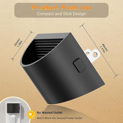 JandCase Night Light, Modern Night Lights Plug into Wall,2 Pack Dusk to Dawn Sensor Nightlight, Amber Brightness Adjustable Nightlight for Kids Bathroom Hallway Kitchen Bedroom Decor