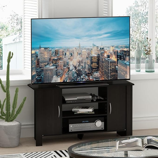Furinno Econ TV Stand Entertainment Center, Espresso