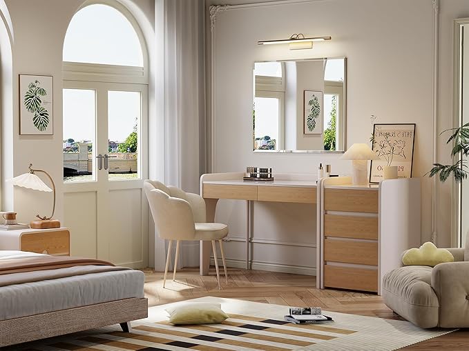 Frameless Bathroom Mirror, 30"x36" Beveled Bathroom Mirror for Vanity, Wall Mount Mirrors for Bedroom Entryway Living Room Hangs Horizontally or Vertically