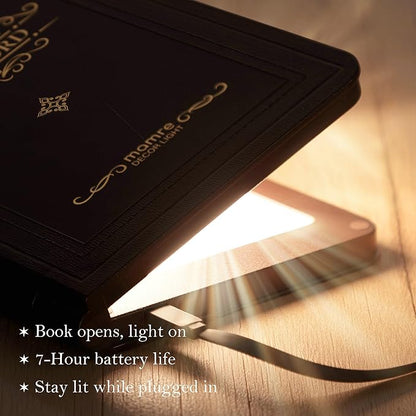 mamre Bible Verses Lamp, The Old Testament Display Light - Thy Word is a lamp Unto My feet, and a Light Unto My Path. - Exodus 20:1-17 The Ten Commandments, Religious Inspirational Gift