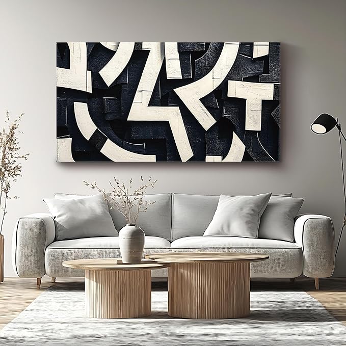 Iallbin Abstract Canvas Wall Art, Large Wall Art for Living Room, for Wall Modern Paintings Wall Decor Living Room, Kitchen Home and Office