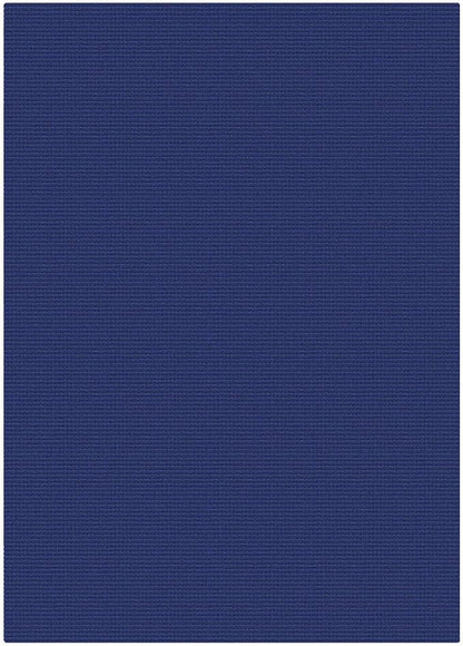KOZYFLY Washable 5x7 Living Room Rug, Non Slip Woven Area Rugs, Braided Floor Carpet for Entryway, Kitchen, Bedroom, Dining Room, Office, Cotton Rug Indoor Decor, Royal Blue/Navy