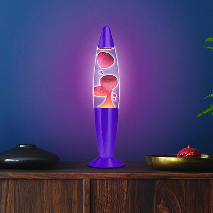 14" Mood Lamp - Beautiful Red Groovy Light, Perfect for Any Room's Vibe, Soothing Ambiance, Gift for Kids, Home Office Decor