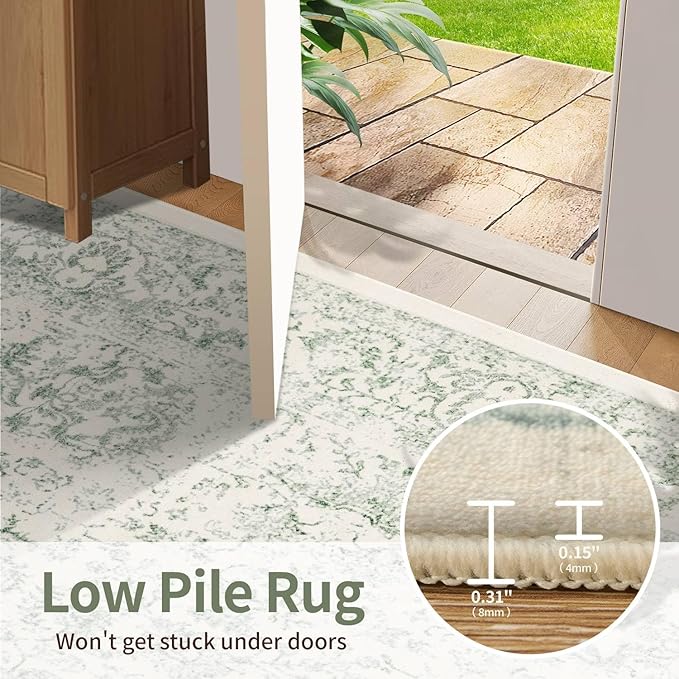 Rugxara Washable Area Rug for Living Room, Bedroom Kitchen