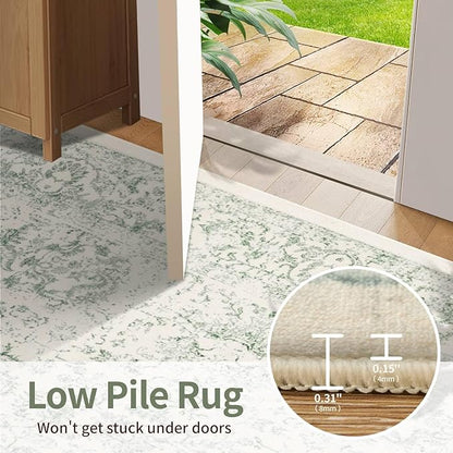 Rugxara Washable Area Rug for Living Room, Bedroom Kitchen